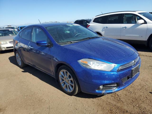 1C3CDFCB7ED695552 - 2014 DODGE DART LIMITED BLUE photo 4