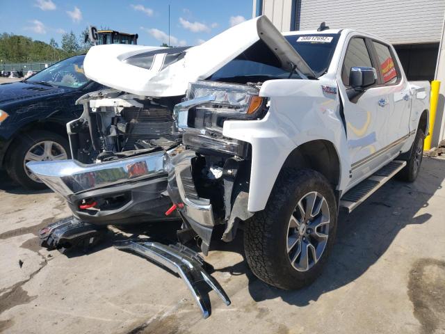 1GCUYDEDXMZ390698 - 2021 CHEVROLET 1500 K1500 LT WHITE photo 2