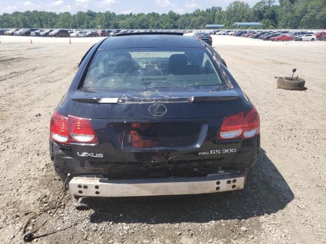 JTHCH96S460013439 - 2006 LEXUS GS 300 BLACK photo 6