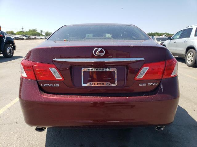 JTHBJ46GX72047857 - 2007 LEXUS ES 350 BURGUNDY photo 6