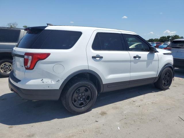 1FM5K8ARXKGB43815 - 2019 FORD EXPLORER POLICE INTERCEPTOR WHITE photo 3