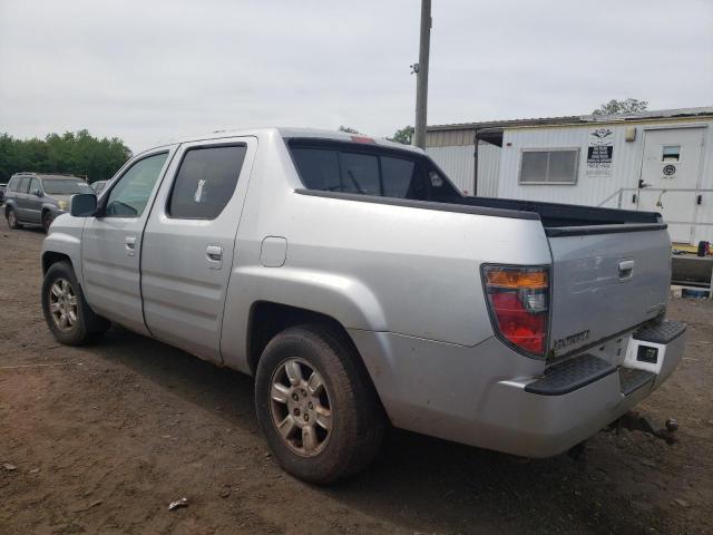 2HJYK16566H552589 - 2006 HONDA RIDGELINE RTL SILVER photo 2