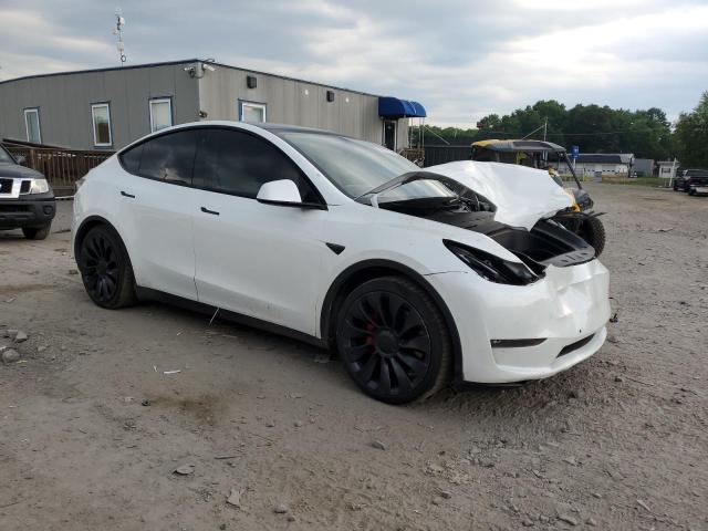 5YJYGDEF8MF251682 - 2021 TESLA MODEL Y WHITE photo 4