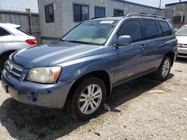 JTEEW21A060017618 - 2006 TOYOTA HIGHLANDER HYBRID BLUE photo 1