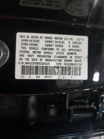 JH4CU2F68DC004325 - 2013 ACURA TSX TECH BLACK photo 10