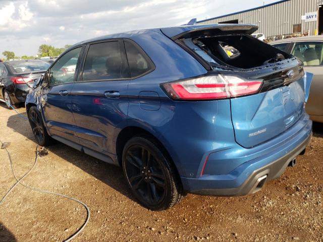 2FMPK4AP3LBB02886 - 2020 FORD EDGE ST BLUE photo 2