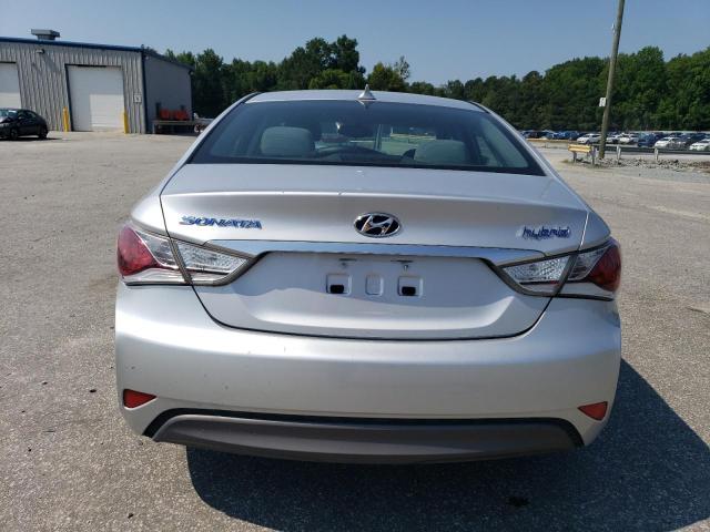 KMHEC4A43DA078936 - 2013 HYUNDAI SONATA HYBRID SILVER photo 6