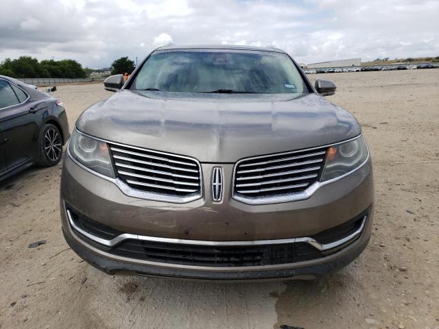 2LMTJ6LR5GBL79898 - 2016 LINCOLN MKX RESERVE BEIGE photo 5