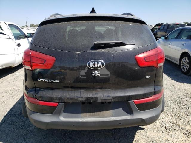 KNDPC3AC3E7572338 - 2014 KIA SPORTAGE EX BLACK photo 6