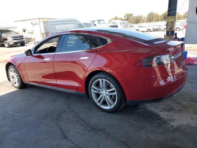 5YJSA1H16EFP50035 - 2014 TESLA MODEL S Կարմիր լուսանկար 2