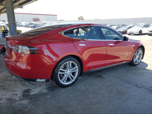 5YJSA1H16EFP50035 - 2014 TESLA MODEL S Կարմիր լուսանկար 3