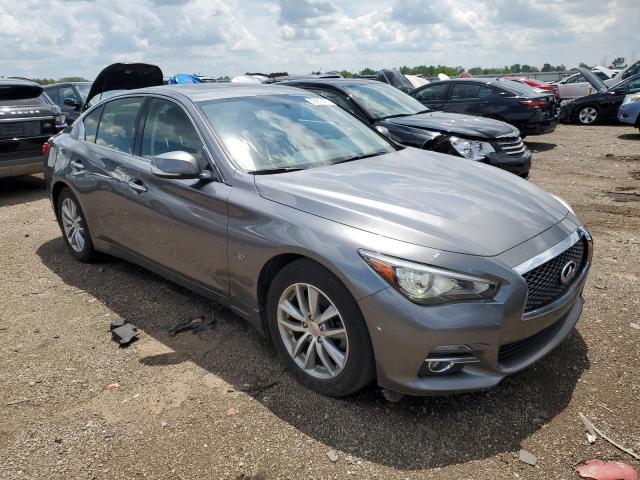 JN1BV7AR8FM420965 - 2015 INFINITI Q50 BASE SILVER photo 4