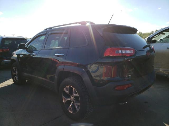 1C4PJMBS6EW256973 - 2014 JEEP CHEROKEE TRAILHAWK BLACK photo 2