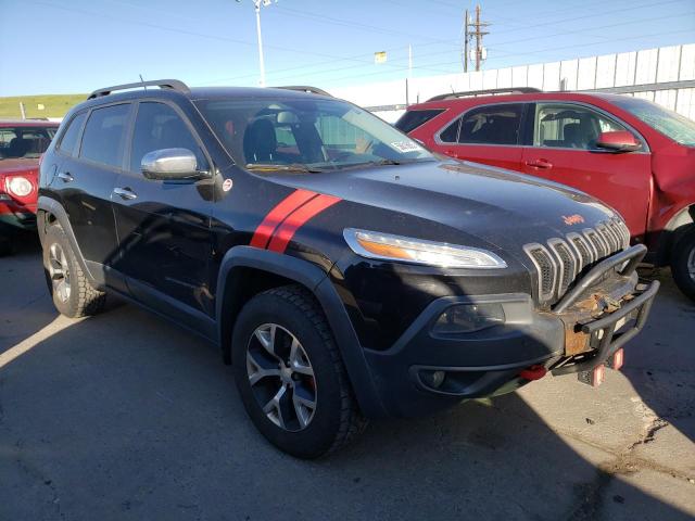 1C4PJMBS6EW256973 - 2014 JEEP CHEROKEE TRAILHAWK BLACK photo 4
