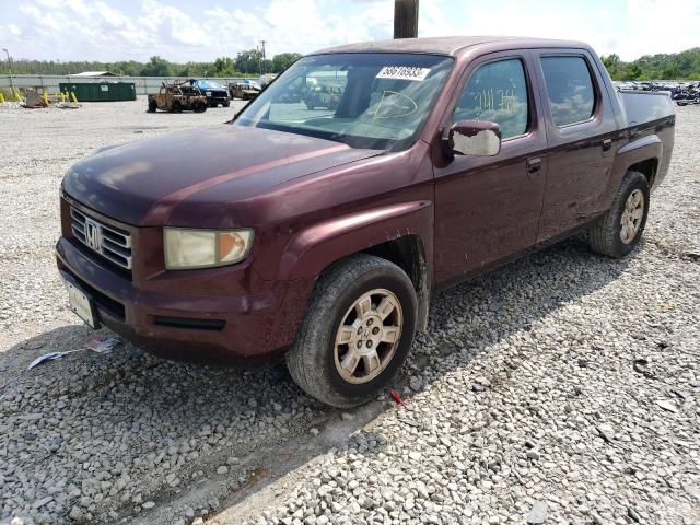 2HJYK16458H527435 - 2008 HONDA RIDGELINE RTS BURGUNDY photo 1