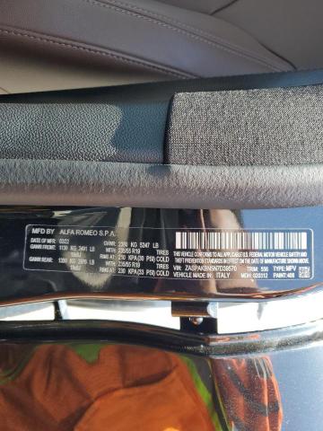 ZASPAKBN5N7D39570 - 2022 ALFA ROMEO STELVIO TI BLACK photo 13