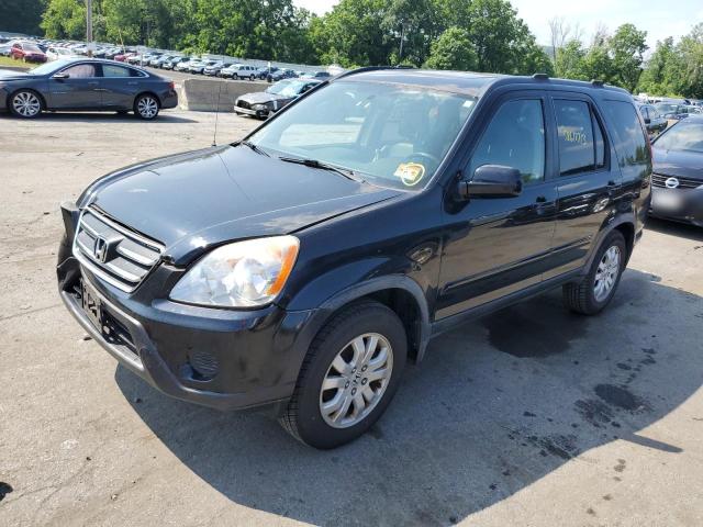 JHLRD78985C040455 - 2005 HONDA CR-V SE BLACK photo 1