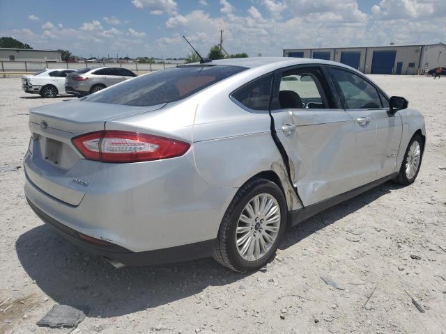 3FA6P0UU0ER157074 - 2014 FORD FUSION S HYBRID SILVER photo 3