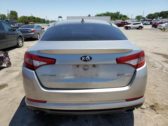 5XXGR4A62DG179760 - 2013 KIA OPTIMA SX SILVER photo 6