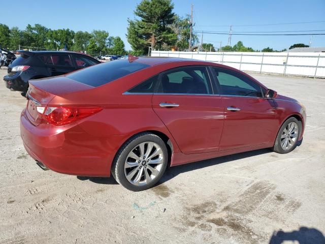 5NPEC4AB9CH396344 - 2012 HYUNDAI SONATA SE RED photo 3