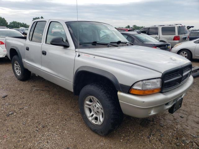 1B7HG38N22S634904 - 2002 DODGE DAKOTA QUAD SPORT SILVER photo 4