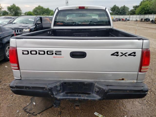 1B7HG38N22S634904 - 2002 DODGE DAKOTA QUAD SPORT SILVER photo 6