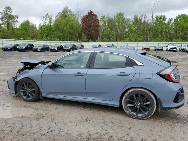 SHHFK7H82LU404364 - 2020 HONDA CIVIC EXL BLUE photo 2