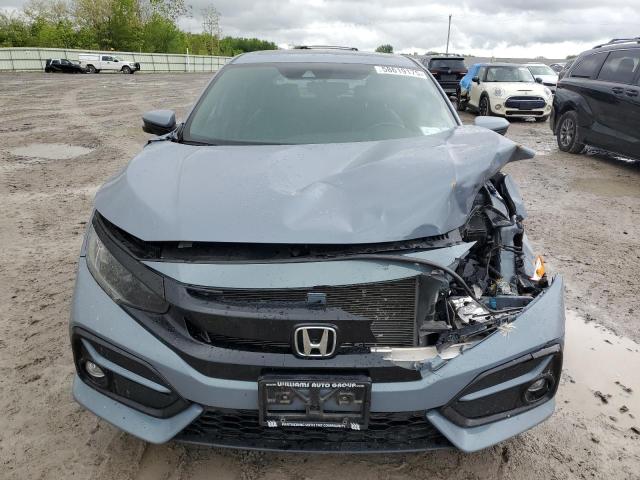 SHHFK7H82LU404364 - 2020 HONDA CIVIC EXL BLUE photo 5