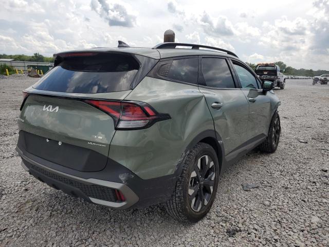 5XYK6CAF9PG002734 - 2023 KIA SPORTAGE X LINE GREEN photo 3