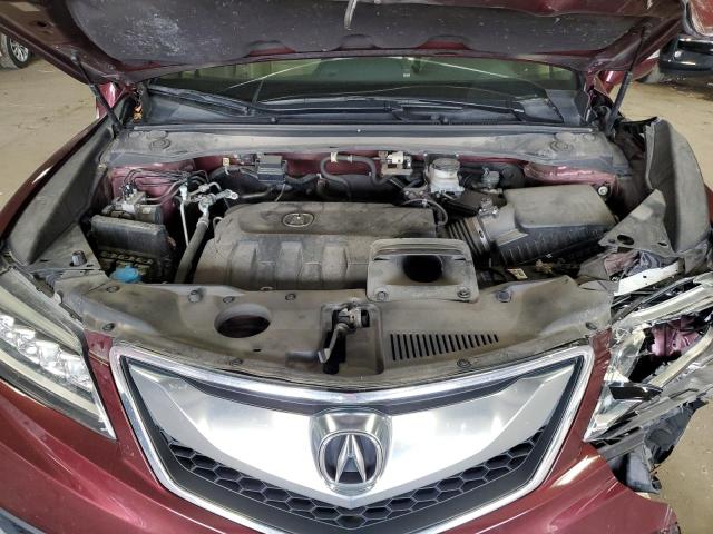 5J8TB4H73GL007812 - 2016 ACURA RDX ADVANCE BURGUNDY photo 12