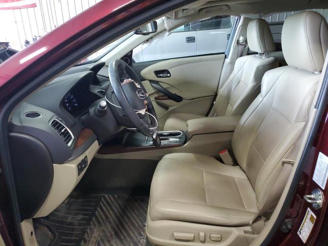 5J8TB4H73GL007812 - 2016 ACURA RDX ADVANCE BURGUNDY photo 7