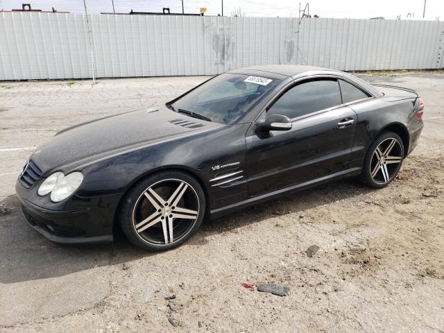 WDBSK75F93F016061 - 2003 MERCEDES-BENZ SL 500R BLACK photo 1