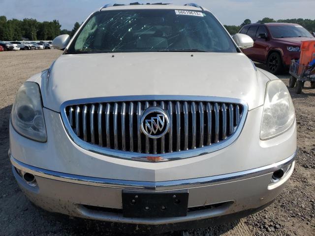 5GALVCED3AJ198775 - 2010 BUICK ENCLAVE CXL WHITE photo 5