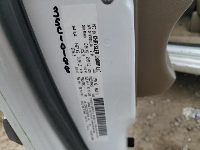 2C4RC1CG5ER307769 - 2014 CHRYSLER TOWN & COU TOURING L WHITE photo 13