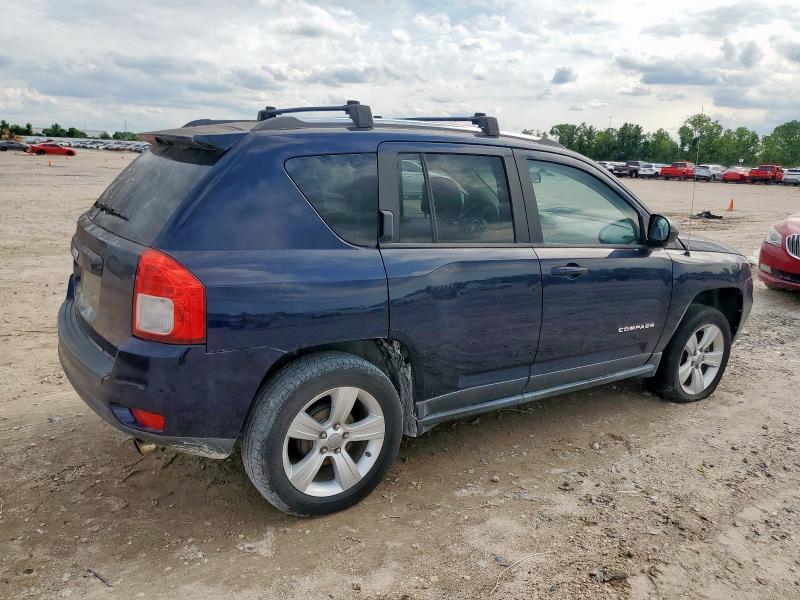 1C4NJCBA9CD652140 - 2012 JEEP COMPASS SPORT BLUE photo 3