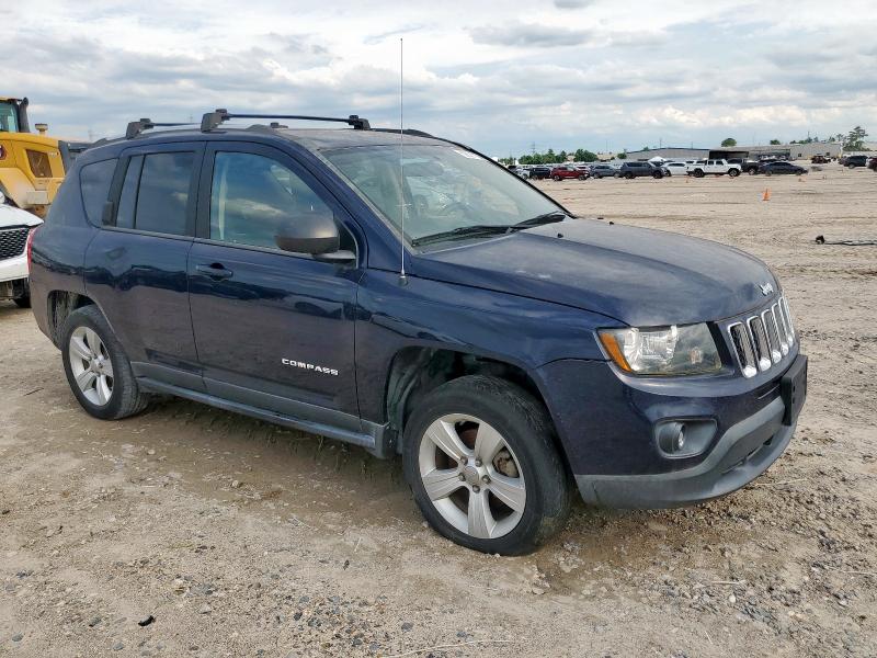 1C4NJCBA9CD652140 - 2012 JEEP COMPASS SPORT BLUE photo 4