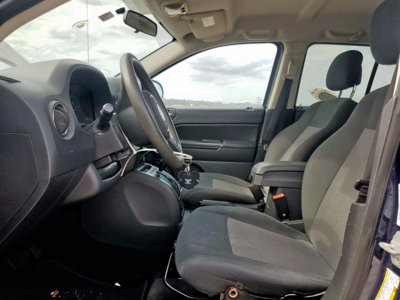 1C4NJCBA9CD652140 - 2012 JEEP COMPASS SPORT BLUE photo 7