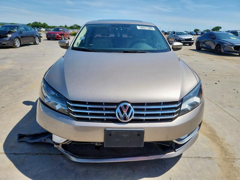 1VWCV7A33FC051478 - 2015 VOLKSWAGEN PASSAT SEL TAN photo 5
