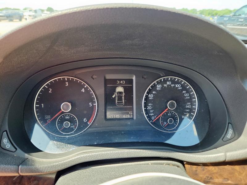 1VWCV7A33FC051478 - 2015 VOLKSWAGEN PASSAT SEL TAN photo 9