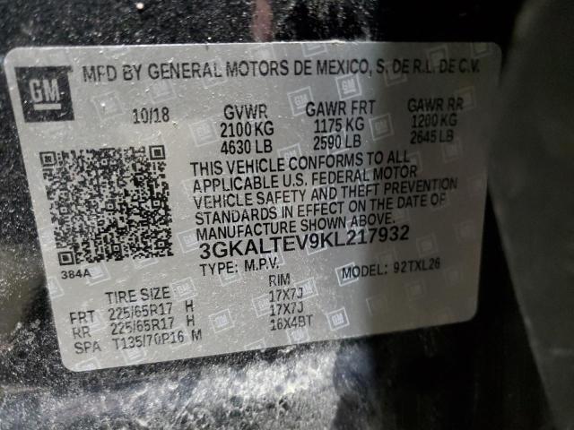 3GKALTEV9KL217932 - 2019 GMC TERRAIN SLE 黑色 照片 13