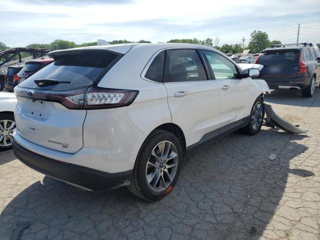 2FMTK4K81FBB81033 - 2015 FORD EDGE TITANIUM WHITE photo 3