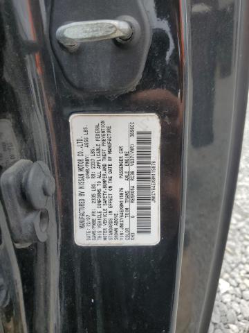 JNKCV64EX8M115876 - 2008 INFINITI G37 BASE BLACK photo 12