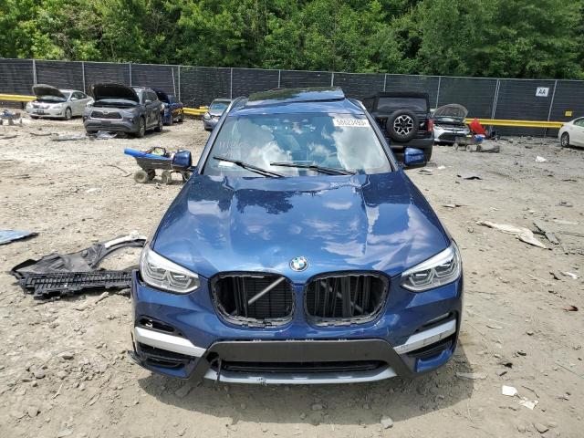 5UXTY5C00L9C30542 - 2020 BMW X3 XDRIVE30I BLUE photo 5