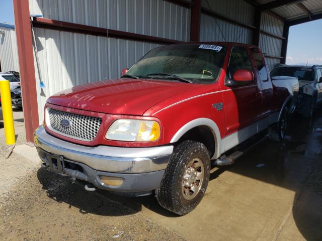 2FTPX28L0XCB06620 - 1999 FORD F250 RED photo 2