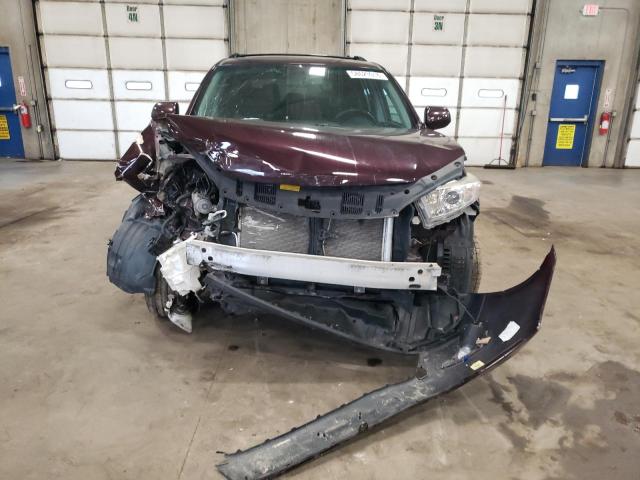 5TDBK3EH7CS164480 - 2012 TOYOTA HIGHLANDER BASE MAROON photo 5