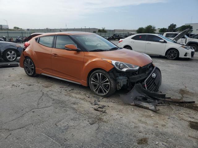 KMHTC6AE2GU296655 - 2016 HYUNDAI VELOSTER TURBO ORANGE photo 4