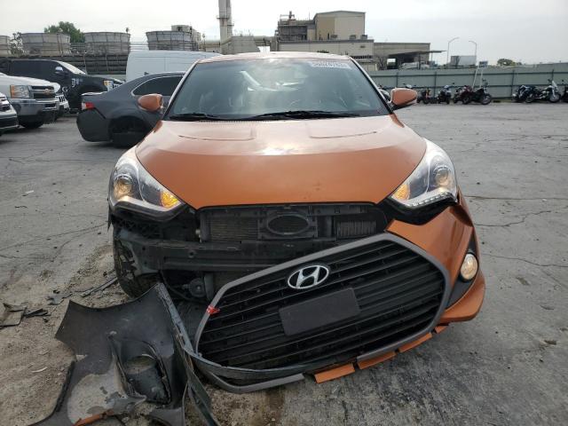 KMHTC6AE2GU296655 - 2016 HYUNDAI VELOSTER TURBO ORANGE photo 5