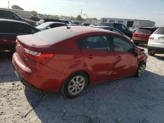 KNADM4A33E6400173 - 2014 KIA RIO LX RED photo 3