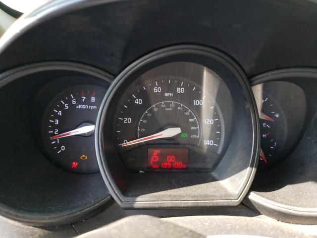 KNADM4A33E6400173 - 2014 KIA RIO LX RED photo 9