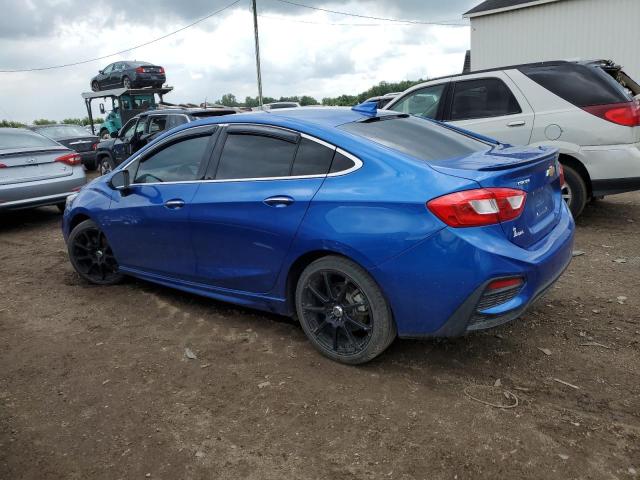 1G1BF5SMXH7107704 - 2017 CHEVROLET CRUZE PREMIER BLUE photo 2